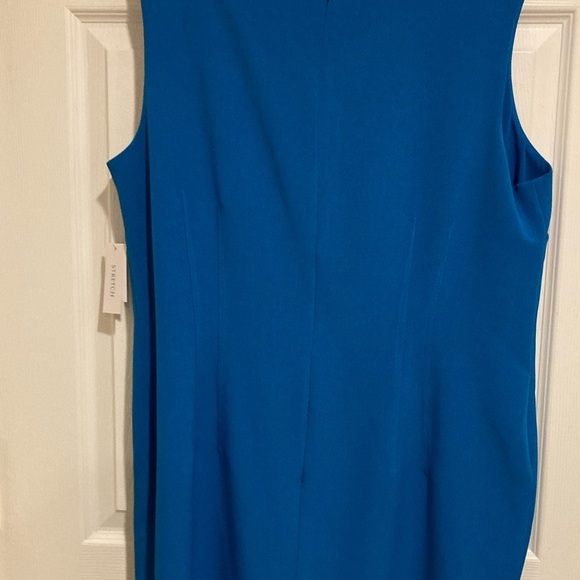 New Jones Studio Women’s Midi Lined Dress Blue Sz. 16 NWT - Picture 7 of 10